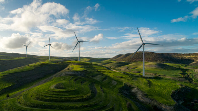 wind turbines reducing greenhouse gases