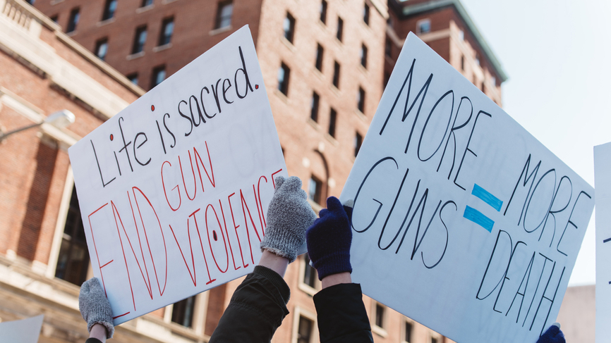 anti gun violence signs