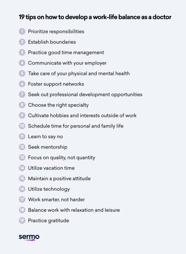 How Doctors Can Create Work-Life Balance: 19 Best Practices