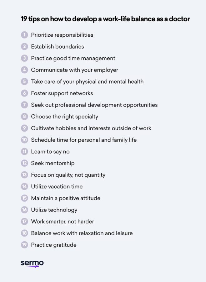 How Doctors Can Create Work-Life Balance: 19 Best Practices