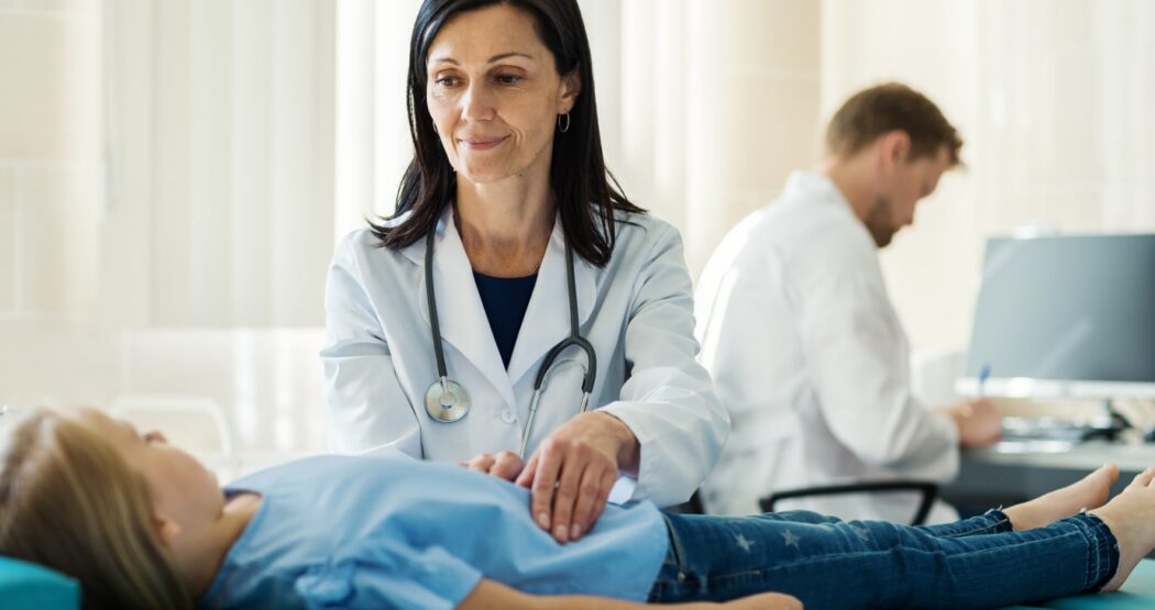 doctor with patient