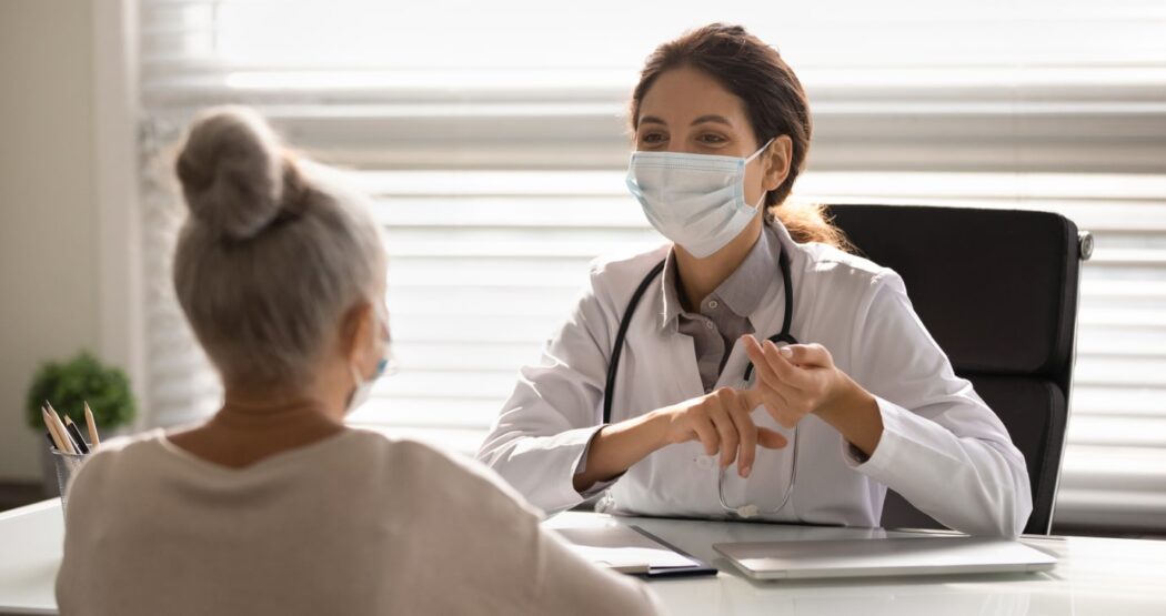 doctor managing a private medical practice